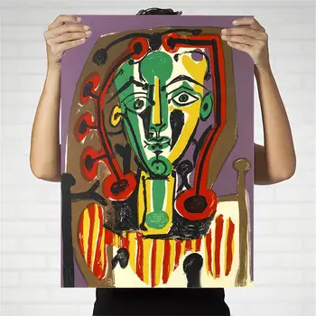 Doma Dekoracijo Tiskanja Platno Umetnosti Stenske Slike Plakat Platno, Saj Slike Španec Pablo Picasso Le Corsage Raye