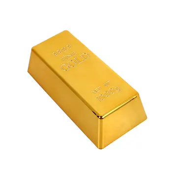 Dosegljivi Poslovno Darilo Plastičnih Simulacije Zlato Ustvarjalne Paperweigh Plemenitih Kovin Vrata Stop Ponaredek Gold Bar Pisarna Decal