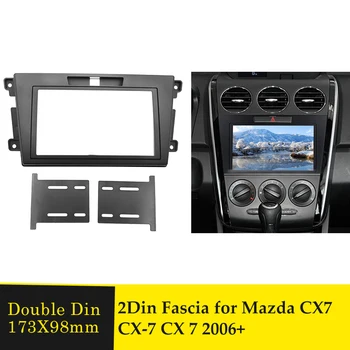 Double Din Radio Fascijo Za Mazda CX7 CX-7 2006+ Avto Avdio Večpredstavnostna Video CD, DVD Predvajalnik Navigacija Dash Namestitev Trim Kompleti