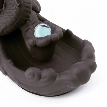 Dragon Keramike Dim Slap Backflow Kadila Gorilnik Censer Dekoracijo Za Dom, Pisarno Teahouse Čist Zrak Osvežujoč
