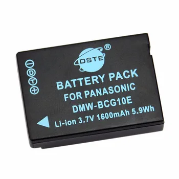 DSTE DMW-BCG10E Baterijo za ponovno Polnjenje za Panasonic ZR1 ZR3 ZS1 ZS3 ZS5 ZS7 ZS8 ZS10 TZ6 TZ7 TZ10 TZ20 TZ65 Fotoaparat