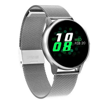 DT88 pametno gledati ženske ip68 vodotesen 1.22 palčni zaslon Srčni utrip, krvni tlak za android ios samsung huawei watch