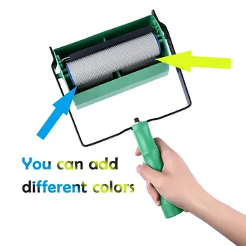 Dva-barvno Dekoracijo Barve Barvanje Stroj Za 5 Palčni Steno Valja Brush Tool