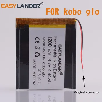 Easylander 3,7 V 1200mAh Polnilne li-Polymer Li-ionska Baterija Za E-book Reader Kobo glo N613 e-ink baterija S priključkom