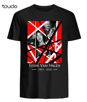 Eddie Van Halen RIP (stripes2) Majica s kratkimi rokavi, UNISEX MAJICA