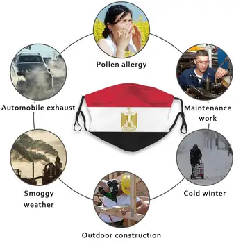 Egipt Zastavo Masko Stroj Filter Poletje Vroče Prodaje Usta Maske Egipt Arabski Zastavo Kul Egipt Zastavo