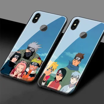 Ekipa 7 Boruto anime Naruto Sasuke Kakashi Za Xiaomi Mi 8 9 SE Mix 2 2s 3 RedMi Opomba 5 6 7 8 Pro Mehki silikonski stekla primeru Telefon