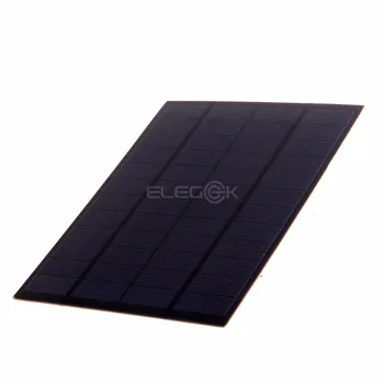 ELEGEEK 12V 5W Sončne Celice Plošča Polikristalni 410mAh Mini Sončne celice, Baterije 12V DIY Sončne Celice za DIY 210*165mm