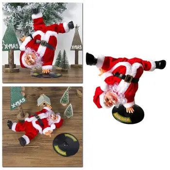 Električni Glasbe Handstand Street Dance Santa Claus Božični Okraski