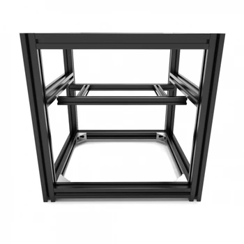 En Komplet Črno 3D Tiskalnik Hypercube Razvoj Frame Kit - 300x300x300mm Kocka Graditi Realni 3D Tiskalnik Frame Kit