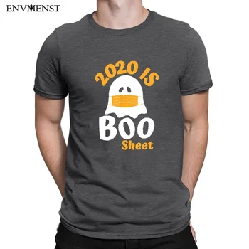 Envmenst T shirt grafični tees moških do leta 2020 je Boo stanja smešno Duha v maske za noč čarovnic kratek rokav vintage moških oblačil vrhovi t-shirt