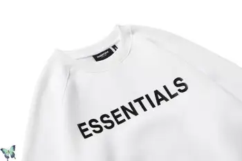 Essentials Runo Majica Moški Ženske Priložnostne Kanye Justin Bieber Puloverju Sweatshirts Tlak Lepilo Pismo