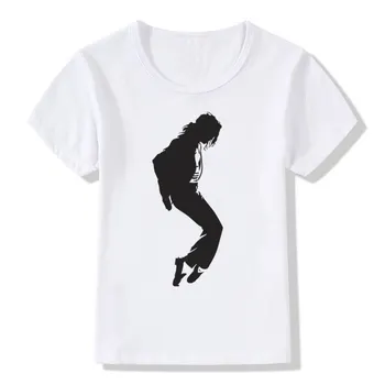 Fant in Dekle, Tiskanje, Proizvedene V Spomin Michael Jackson majica s kratkimi rokavi Otroci Kratek Sleeve majica s kratkimi rokavi Otroci Vrhovi Tee Otroška Oblačila