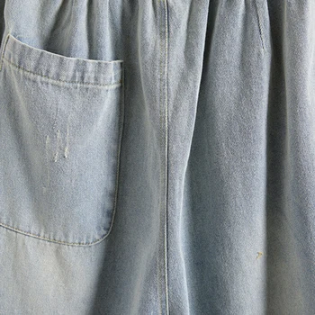 Fant Jeans Joggers Beljene Vrečasta Traper Hlače Naravnost Big Svoboden Prevelik Retro Vintage Streewear AZ19301730