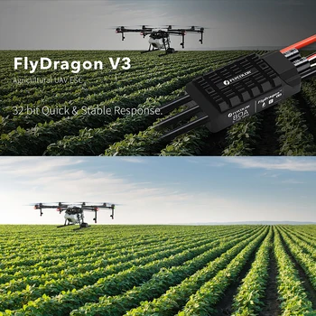 FATJAY Flycolor FlyDragon V4 80A Kmetijskih UAV ESC nepremočljiva 5-12S za multiritor quadcopter