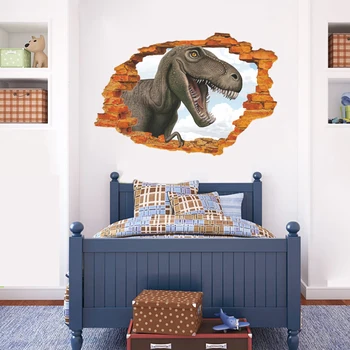 Film Jurski Park super dinozaver živali stenske nalepke za otroke sobe, spalnice doma dekor 3d žive stene decals pvc stensko plakat