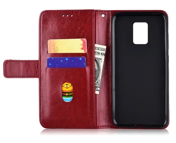 Flip Usnjena torbica za Na Xiaomi Redmi Opomba 9S Fundas Denarnice Primeru TPU Ohišje Za Redmi Opomba 9 9-IH Primeru Redmi Note9S Zadnji Pokrovček