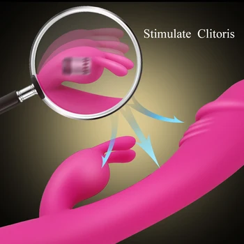 FLXUR Rabbit Vibrator za Žensko, Dildo, Vibrator G Spot Vagina Massager Klitoris Stimulator Ženska Masturbacija Sex Igrače Za Ženske