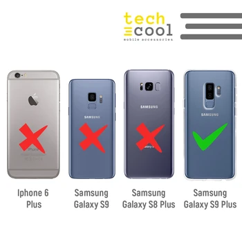 FunnyTech®Silikonsko Ohišje za Samsung Galaxy S9 Plus l Frida pregleden znakov modelov ilustracije 1