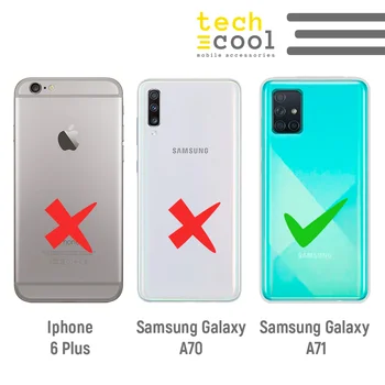 FunnyTech®Stojalo ohišje za Samsung Galaxy A71 Silikonski l oblikovanje Nintendo Super mario 8-Bitni vers.4