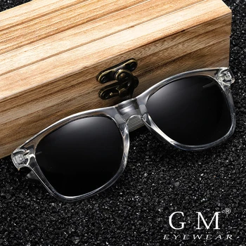 GM Bambusa sončna Očala Moški Ženske Potovanja sončna Očala Lesene Noge Očala Modna blagovna Znamka, Design sončna Očala Moški Ženski Z Box