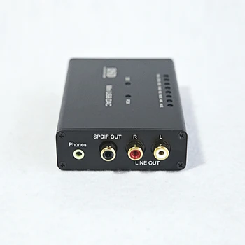 Gorenja pšenice zvoka USB zunanje zvočne kartice AK4490 XMOS XU208 z uho koaksialni DOP težko rešitev DSD