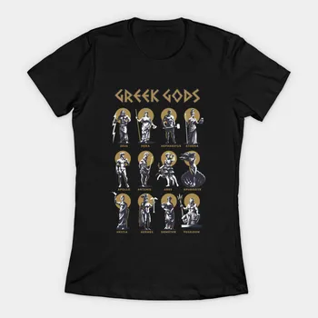 Grški Bogovi grški Mithology Starodavne Legende Ženske T-Shirt
