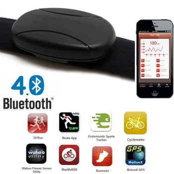 Heart Rate Meter Bluetooth Impulza Senzor Kardio Šport Prsih Trak Pas Srčnega utripa Polar Slog Srčnega utripa Merilnik za Šport