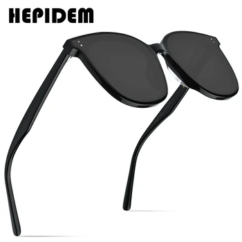 HEPIDEM 2020 Novo Acetat Kvadratnih sončna Očala Ženske, Nežna blagovne Znamke Oblikovalec Oversize sončna Očala za Moške Letnik Zrcali UV400 moj ma