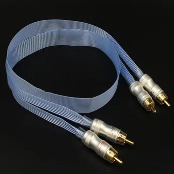 Hi-fi Nordost silver plated kabel BlueHeven kralj kača pozlačeni RCA povezujejo kabel