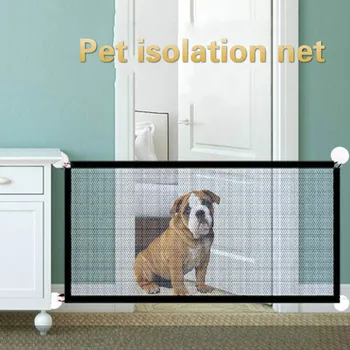 Hišni pes ograjo najlon zložljive pes izolacijo, neto mačka in pes varnostna ograja brezplačno izsekavanje hišne potrebščine