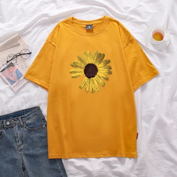 Hot-prodaja Peaceminusone Daisy bombaž Pol-sleeved majica s kratkimi rokavi moški plima blagovne znamke trend nekaj Prevelik svoboden Peaceminusone t-shirt