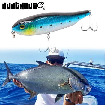 Hunthouse TRIGYA svinčnik ribolov težko privabiti 80 mm/7.5 g 95mm/14 g plavajoče swimbait top vode vabe za ščuka bas nalepke som