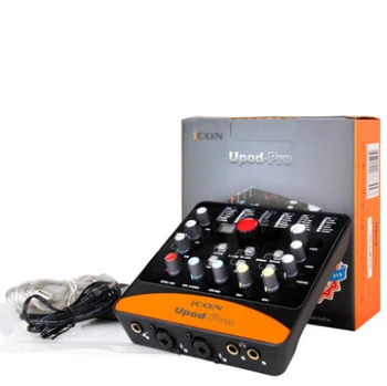 IKONA upod pro zvočne kartice 2 mic-V/1 kitare-V,2-Out, USB Snemanje Vmesnik DSP parameter prilagoditev gumbi,za Mikrofon