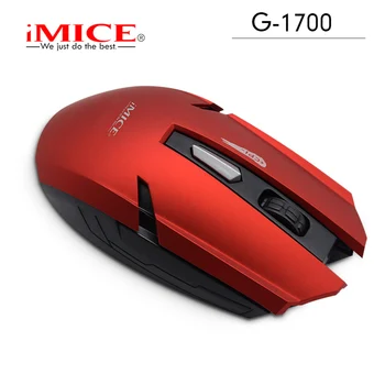 IMICE Wireless Gaming Miška 6 Gumb za Optično Strokovno Miško 2000dpi avtomat Računalniška Miška za PC, Prenosni PC G-1700