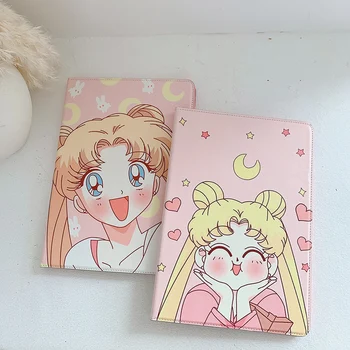INS 9.7 10.2 10.5 11 inch Risanka Srčkan Sailor Moon Mehko Tablični Primeru Za iPad Zraka 1 2 3 Mini 4 5 Pro 2017 2018 2019 2020 Pokrov