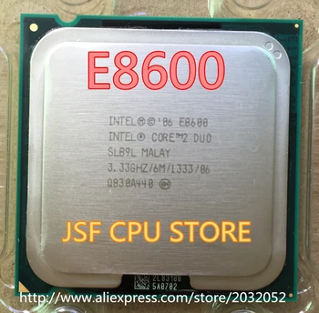 Intel Core 2 DUO E8600 CPU/ 3.33 GHz/ LGA775 /775pin/6 mb L2 Cache/ Dual-CORE/65W lahko delo