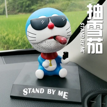 Japonska Doraemon Številke Lutka Igrače 11 cm Doraemon Tresenje Glave Dejanje Slika Lutka Avto Dekoracijo Otroci Igrače