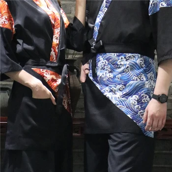 Japonski Slog hrane storitev oblačila suši kuhar predpasnik Novo kuhar delo enotno Japonski kimono predpasnik