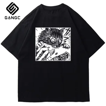 Japonski Znanih Anime Moških srajc Akira T Shirt Vrhovi Tees Kul Neo Tokyo Street Race T-shirt Kratek Rokav Moških Oblačil