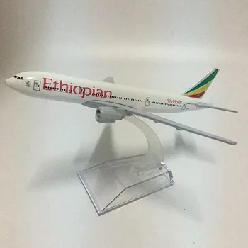 JASON TUTU 16 cm Etiopski letalske družbe Boeing b777 Letalo Model za Letenje Zrakoplovov Model Diecast Metal 1:400 lestvica Letal