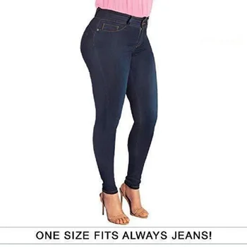 Jeans Donna Evropska Ameriški Pantalon Mujer Visoko Elastičnost Kobieta Spodnie Visoko Rast Jeansy Damskie Stretch Denim Kavbojke Ženske