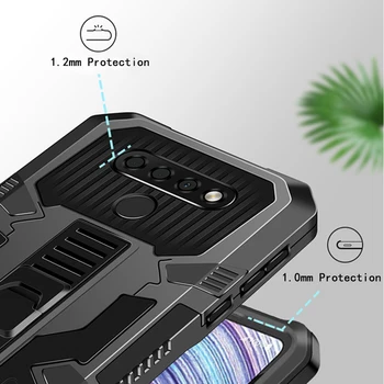 JKaiSen Shockproof Oklep Zaščitna torbica Za LG Stylo 6 Močan Anti-Spusti Oporo Primeru Telefon Za LG Aristro 5 Pro Pokrov