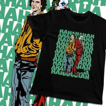 Joaquin Phoenix T Shirt Edinstven Design Joker Film T-shirt