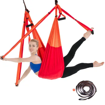 Joga viseči mreži, Elastična Zraka Anti-gravitacije Swing Bodybuilding Telo Usposabljanja, Oprema za Fitnes Joga Pasovi