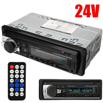 JSD-520 24V Digitalni bluetooth Avto MP3 Player 60Wx4 FM Radio Stereo Audio, USB/SD, ki Podpirajo MP3/WMA Nadzor Glasnosti Ura Mayitr
