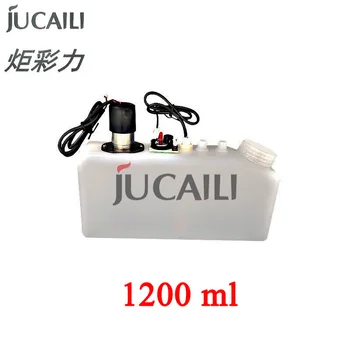 Jucaili 1200ml sub tank z ravni senzor/mešalnik in mešajte/alarm za Infiniti/Gongzheng/Crystaljet inkjet tiskalnik črnila kartuše