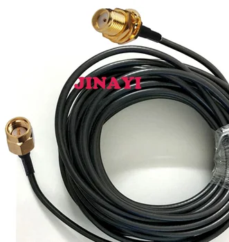 Kabel RG58 SMA moški-SMA Ženski konektor prikljucek 50-3 Wifi Koaksialni Kabel 2m 5m 20m