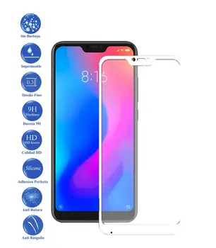 Kaljeno Steklo za Varovanje Popolno 3D 9 H za Xiaomi Mi A2 Lite Izberete Barvo