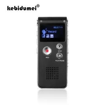 Kebidumei 3 barve Mini USB Flash Pero 8GB 3 v 1 Diska, Digitalni Avdio Snemalnik 650Hr Dictaphone 3D Stereo MP3 Predvajalnik